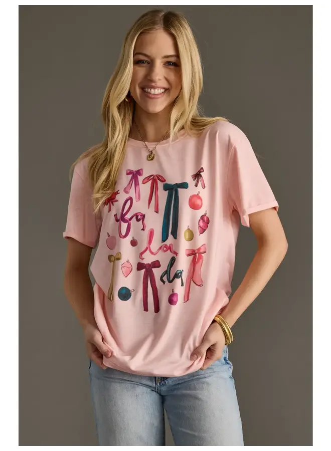 Fa La La & Bows Tee -