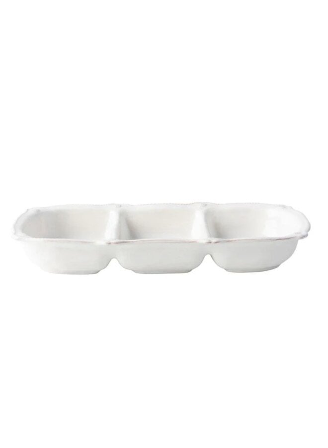 Berry & Thread Whitewash Triple Section Server