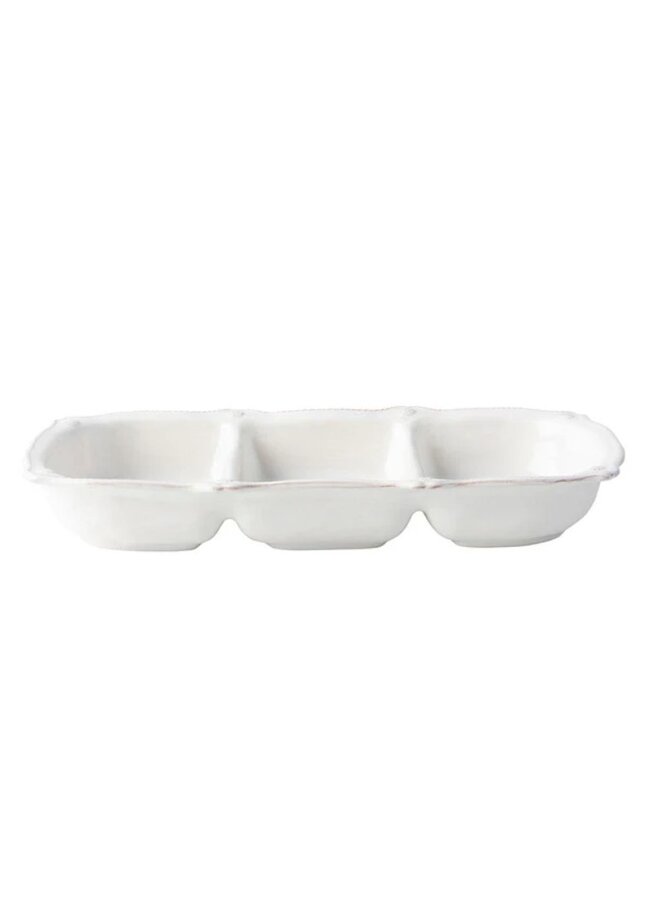 Berry & Thread Whitewash Triple Section Server