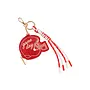 Helmet Bag Charm/Key Ring - Red
