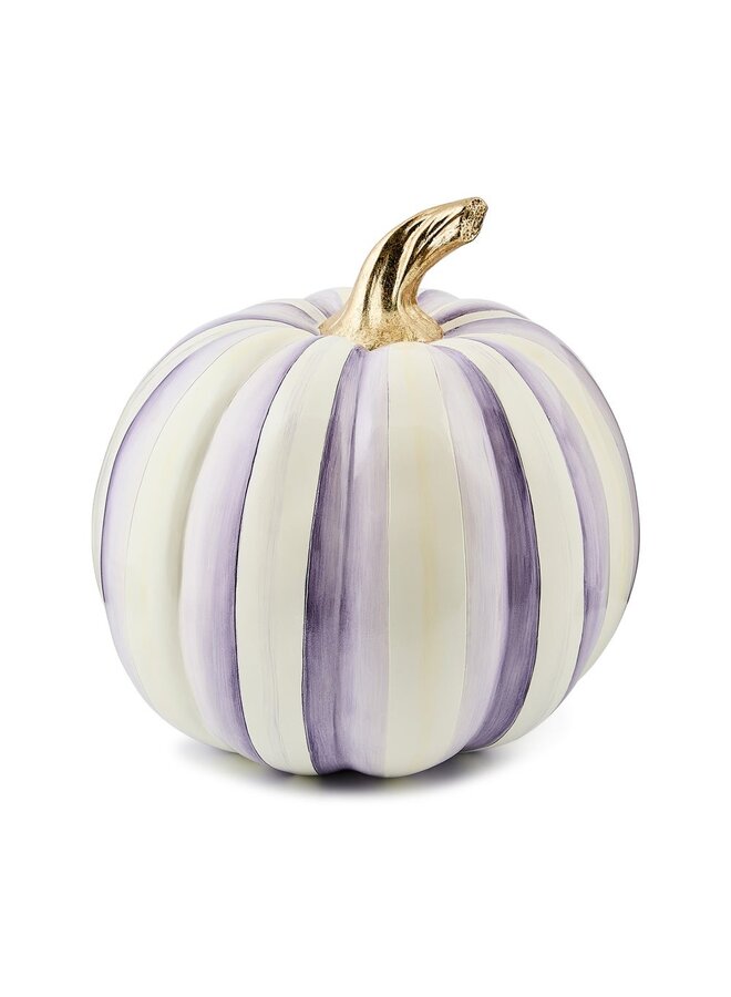 Violet Stripe Medium Pumpkin