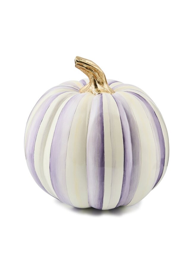 Violet Stripe Medium Pumpkin