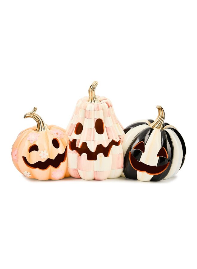 Hocus Pocus Illuminated Jack O'Lantern Trio