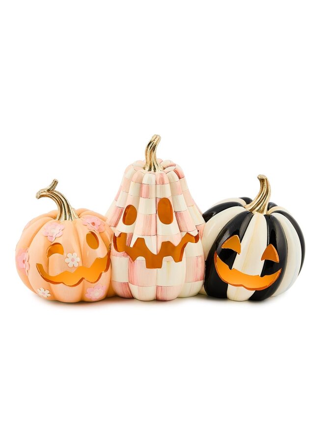 Hocus Pocus Illuminated Jack O'Lantern Trio