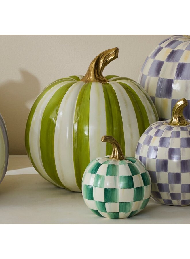 Moss Stripe Medium Pumpkin