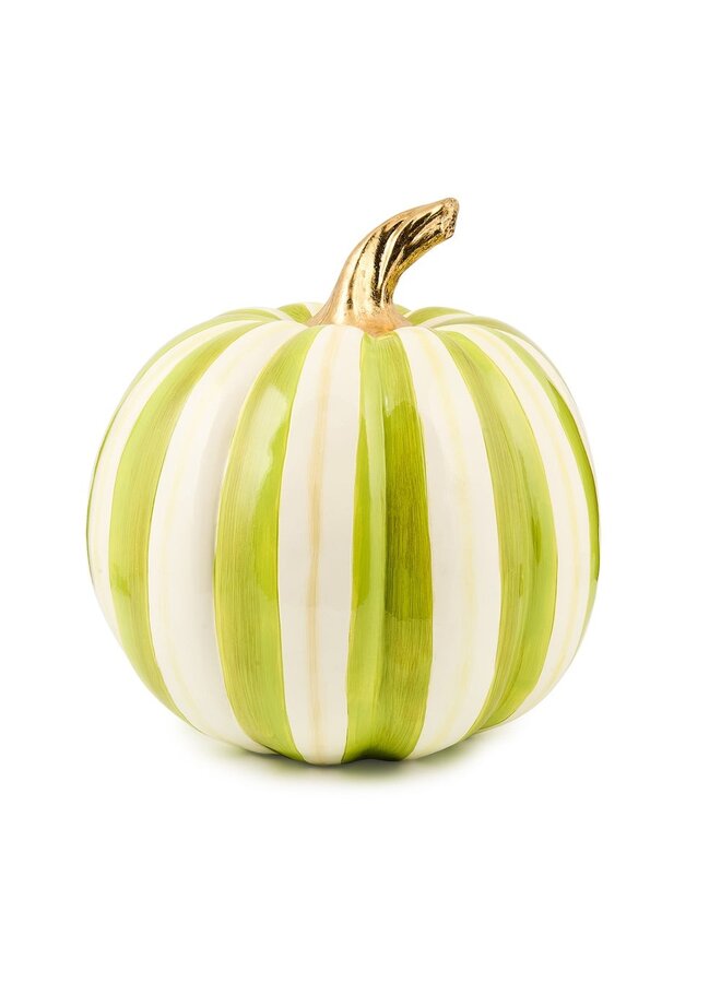 Moss Stripe Medium Pumpkin