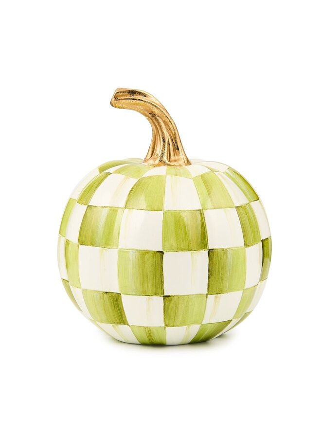 Moss Check Mini Pumpkin