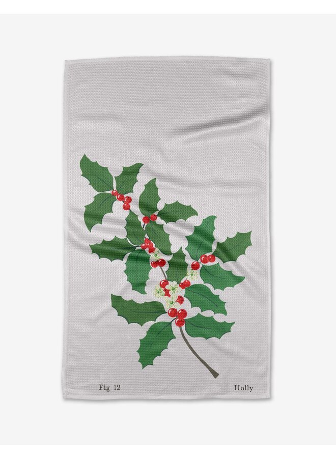 Birth Flower Tea Towel -