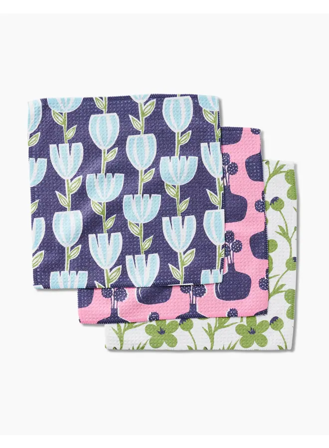 Spring Bouquet Dishcloth Set