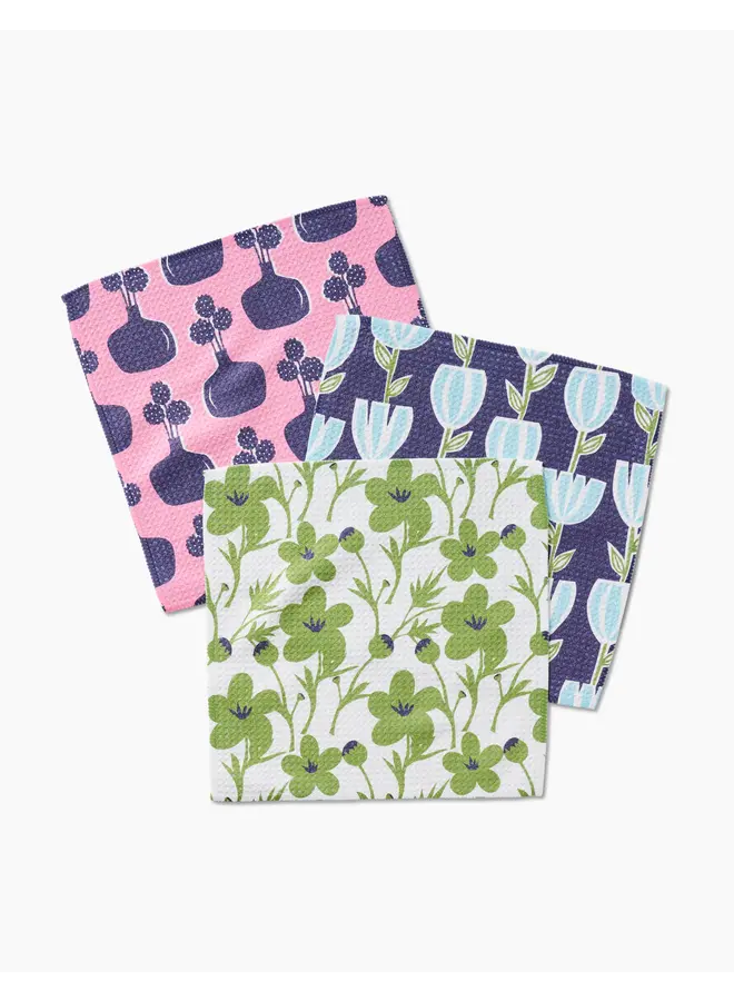 Spring Bouquet Dishcloth Set