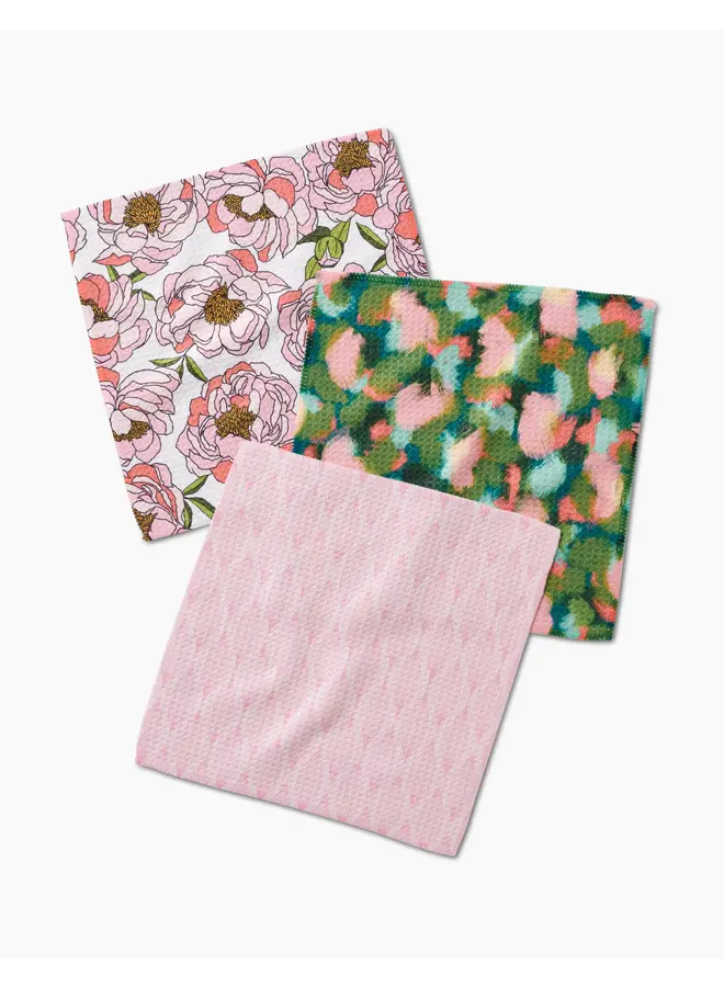 Peony Paradise Dish Cloth Set