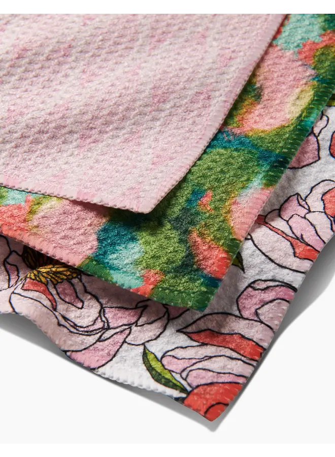 Peony Paradise Dish Cloth Set
