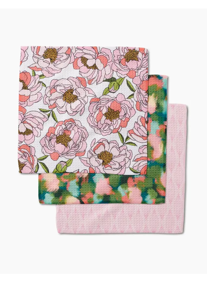 Peony Paradise Dish Cloth Set