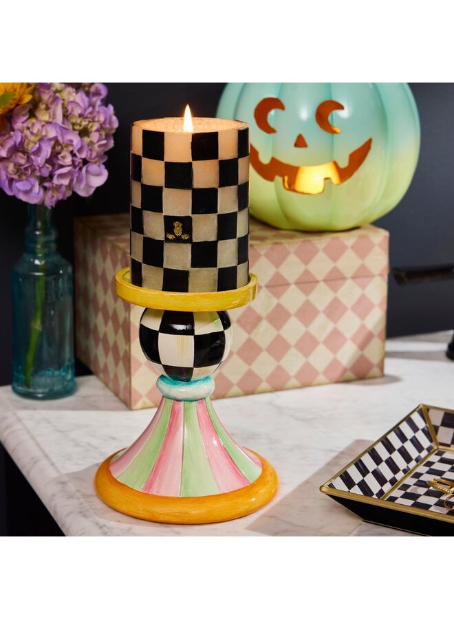 Trick or Treat Pillar Candle Holders, Set of 3