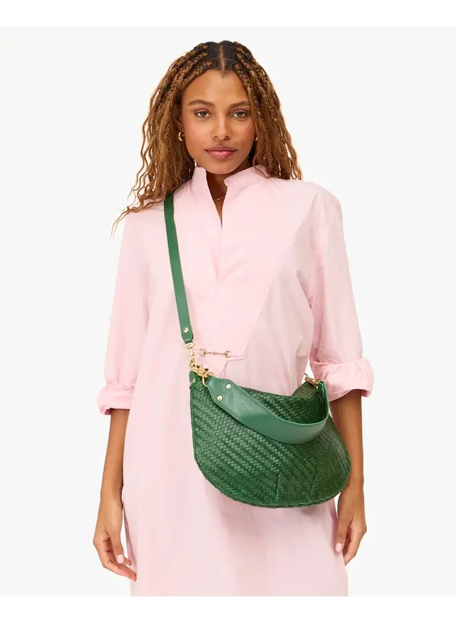 Moyen Messenger - Evergreen Woven Zig Zag