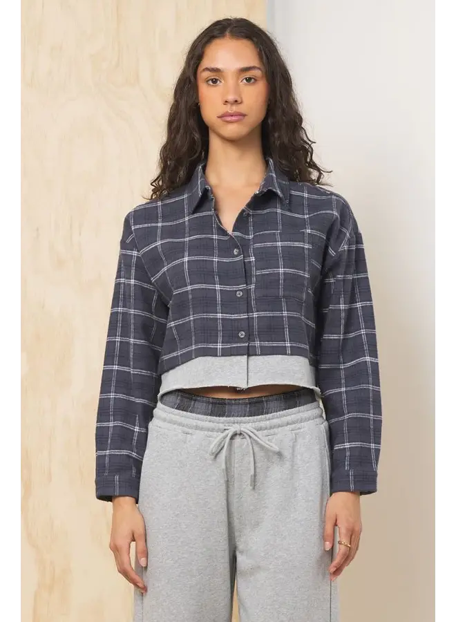 Flannel Shirt - Midnight Plaid -
