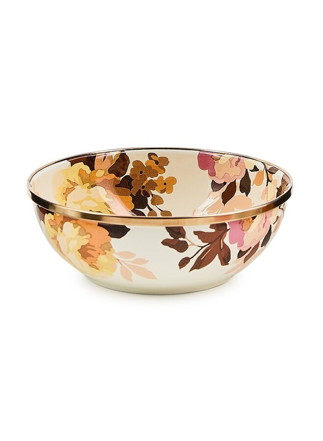 Wild Rose White Everyday Bowl