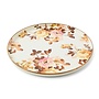Wild Rose White Round Tray