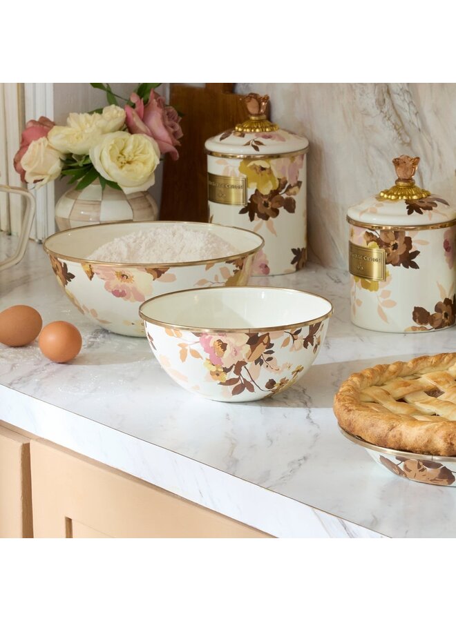 Wild Rose White Small Everyday Bowl
