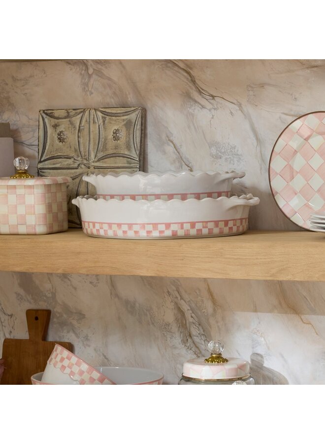 Rosy Check Everyday Large Oval Baker