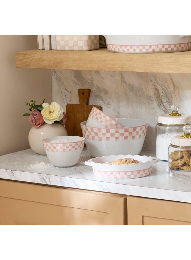 Rosy Check Everyday Mixing Bowls, Set of 3