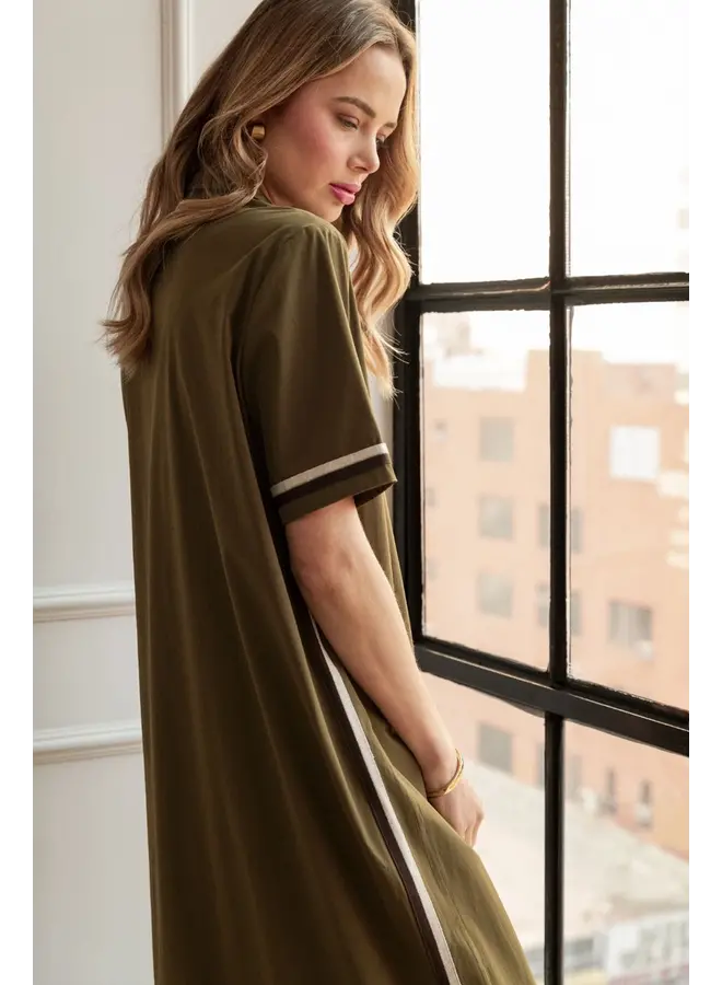 Juni Dress - Olive -