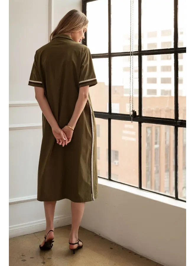 Juni Dress - Olive -