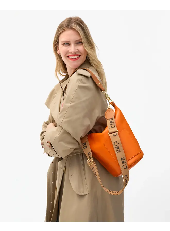 Adjustable Crossbody Strap - Ciao - Tan/Chocolate