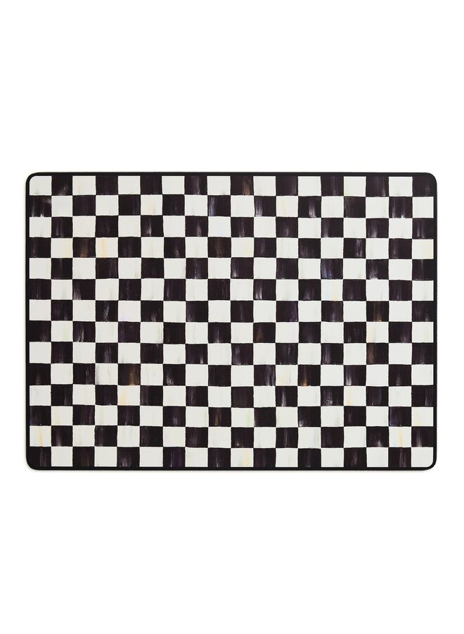 Courtly Checked Cork Back Placemat, Set Of 4