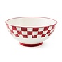 Cherry Check Serving Bowl