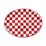 Cherry Check Serving Platter