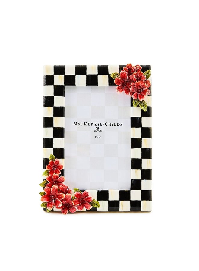 Courtly Check Floral 4" x 6" Frame