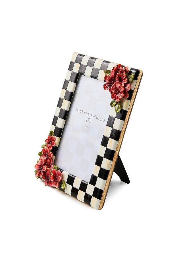 Courtly Check Floral 4" x 6" Frame