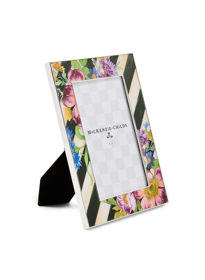 Flower Market Silver Plated 4" x 6" Frame