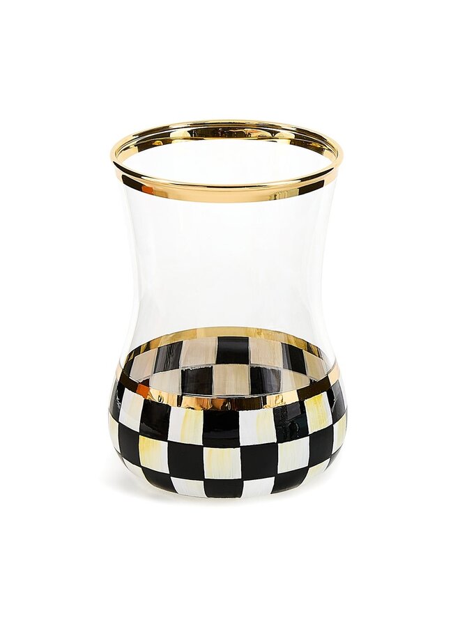 Courtly Check Tea Glass