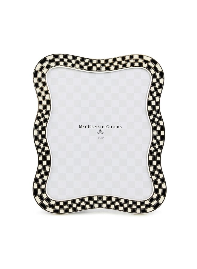 Wavy Check Silver Plated 8" x 10" Frame