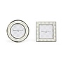 Sterling Check Silver Plated Frames, Set of 2