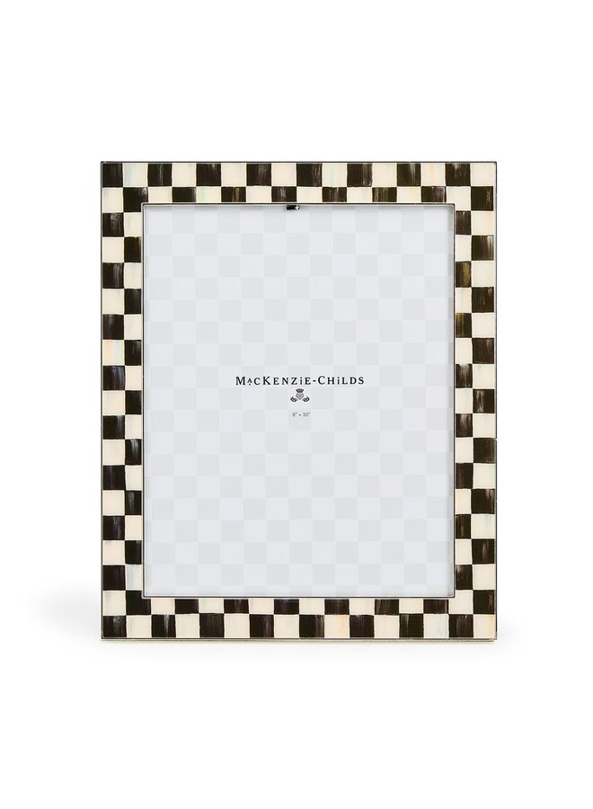 Courtly Check Silver Plated 8" x 10" Frame