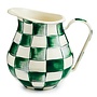 Emerald Check Pitcher
