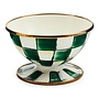 Emerald Check Ice Cream Dish