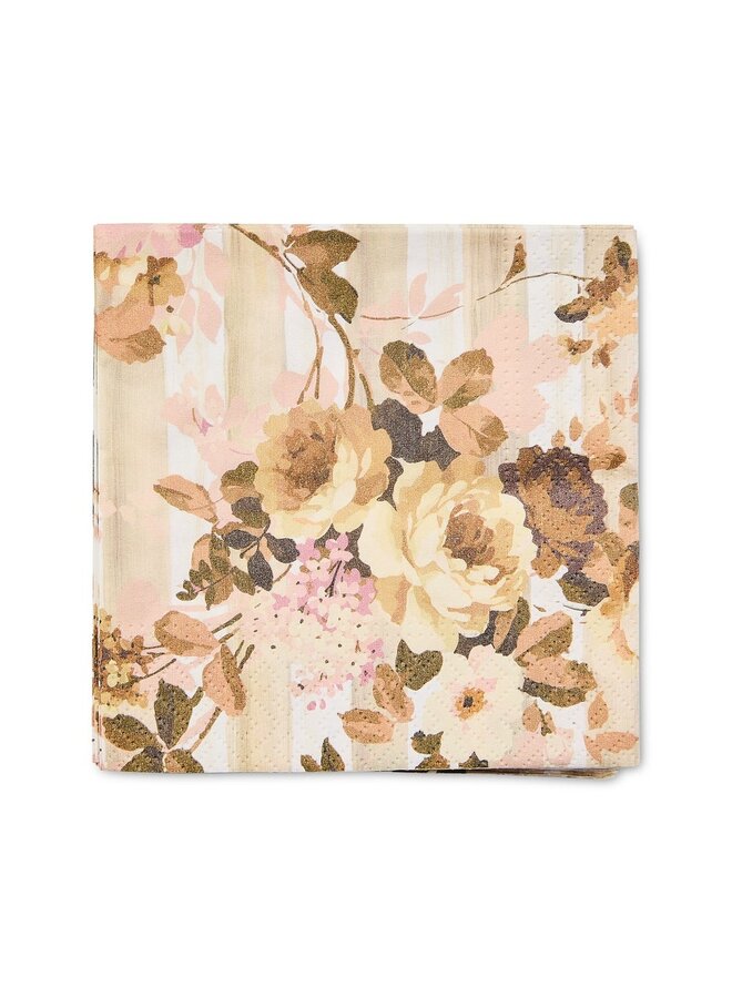 Wild Rose Cocktail Paper Napkins