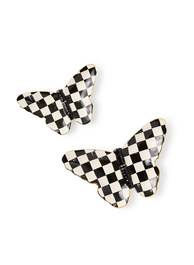 Courtly Butterfly Trinket Dishes, Set of 2