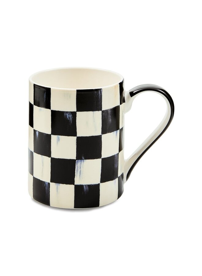 Check Porcelain Mug -