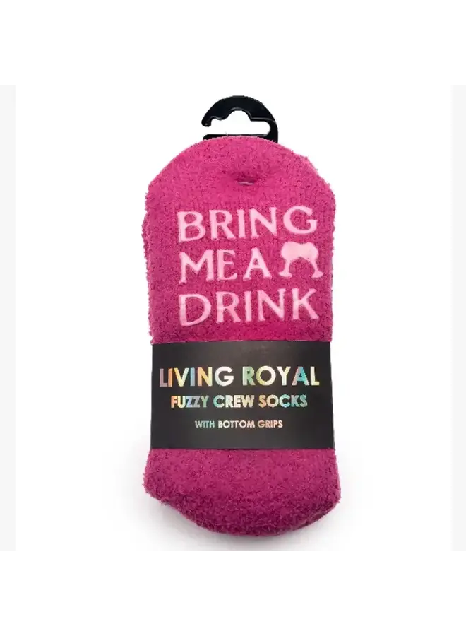 Fuzzy Socks with Gripper -