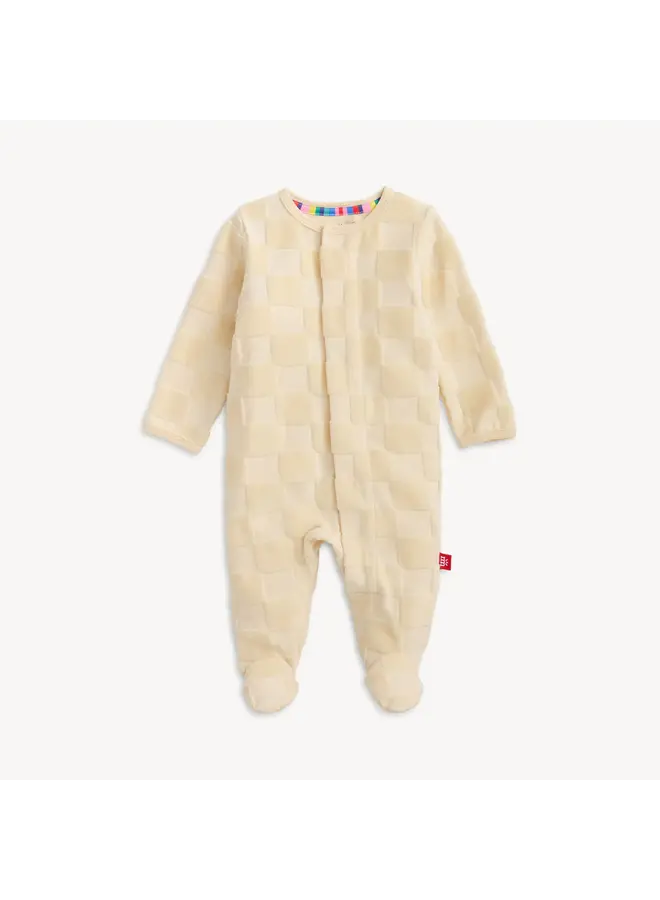 Velour Footie -