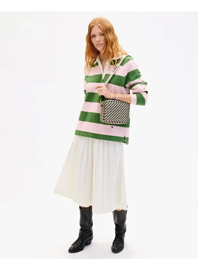 Midi Sac - Woven Zig-Zag - Black