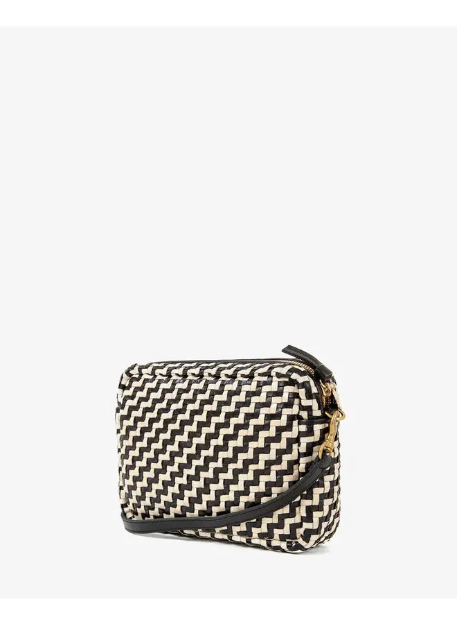 Midi Sac - Woven Zig-Zag - Black