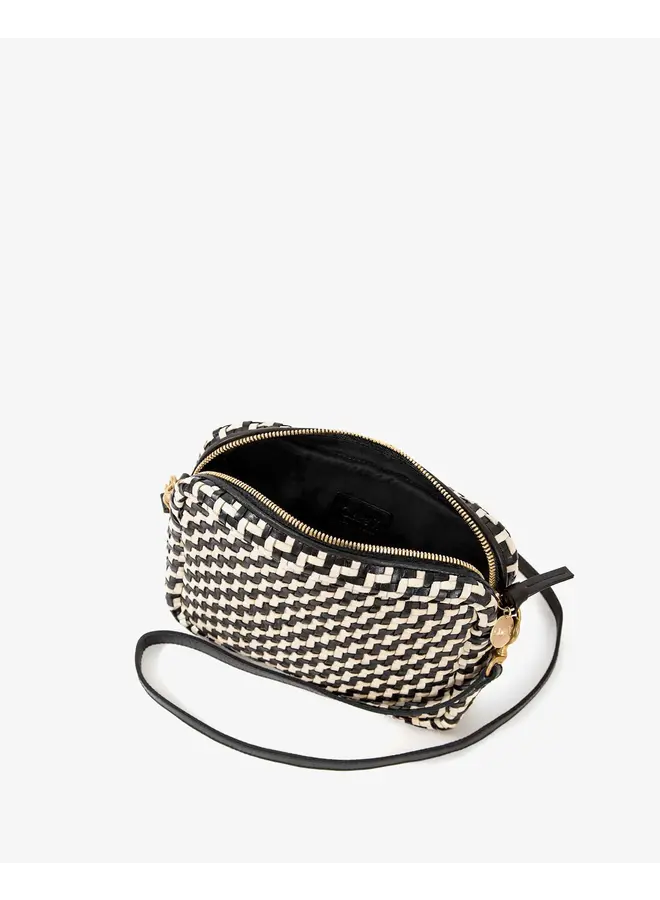 Midi Sac - Woven Zig-Zag - Black