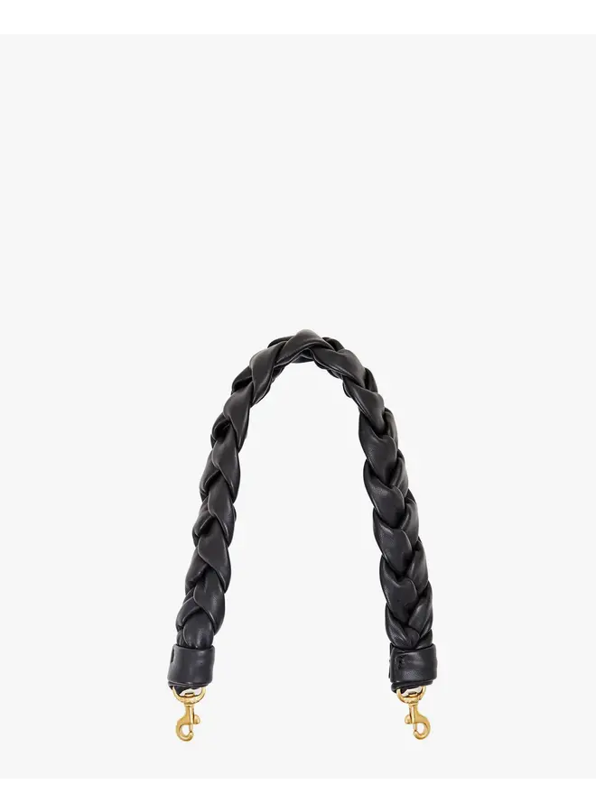 Braided Napa Shoulder Strap - Black