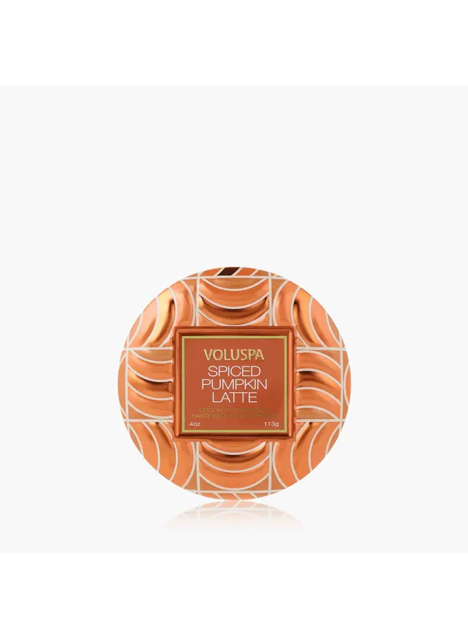 Spiced Pumpkin Latte Mini Tin Candle